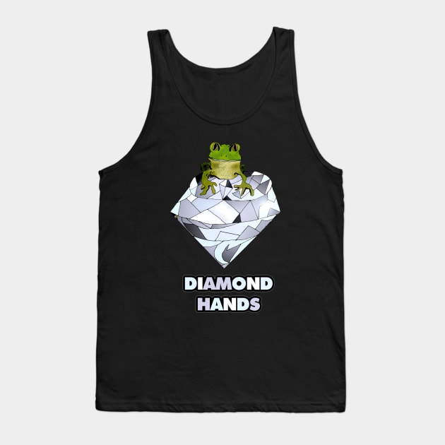 Diamond Hands Frog Tank Top by IanWylie87